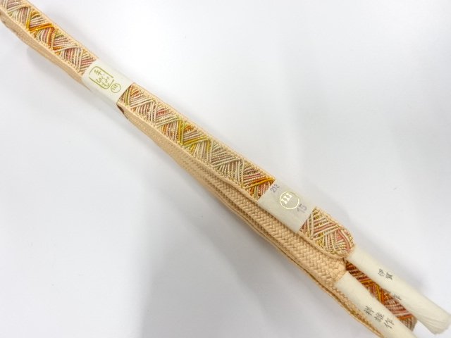 大特価品　未使用品　正絹　手組帯締め